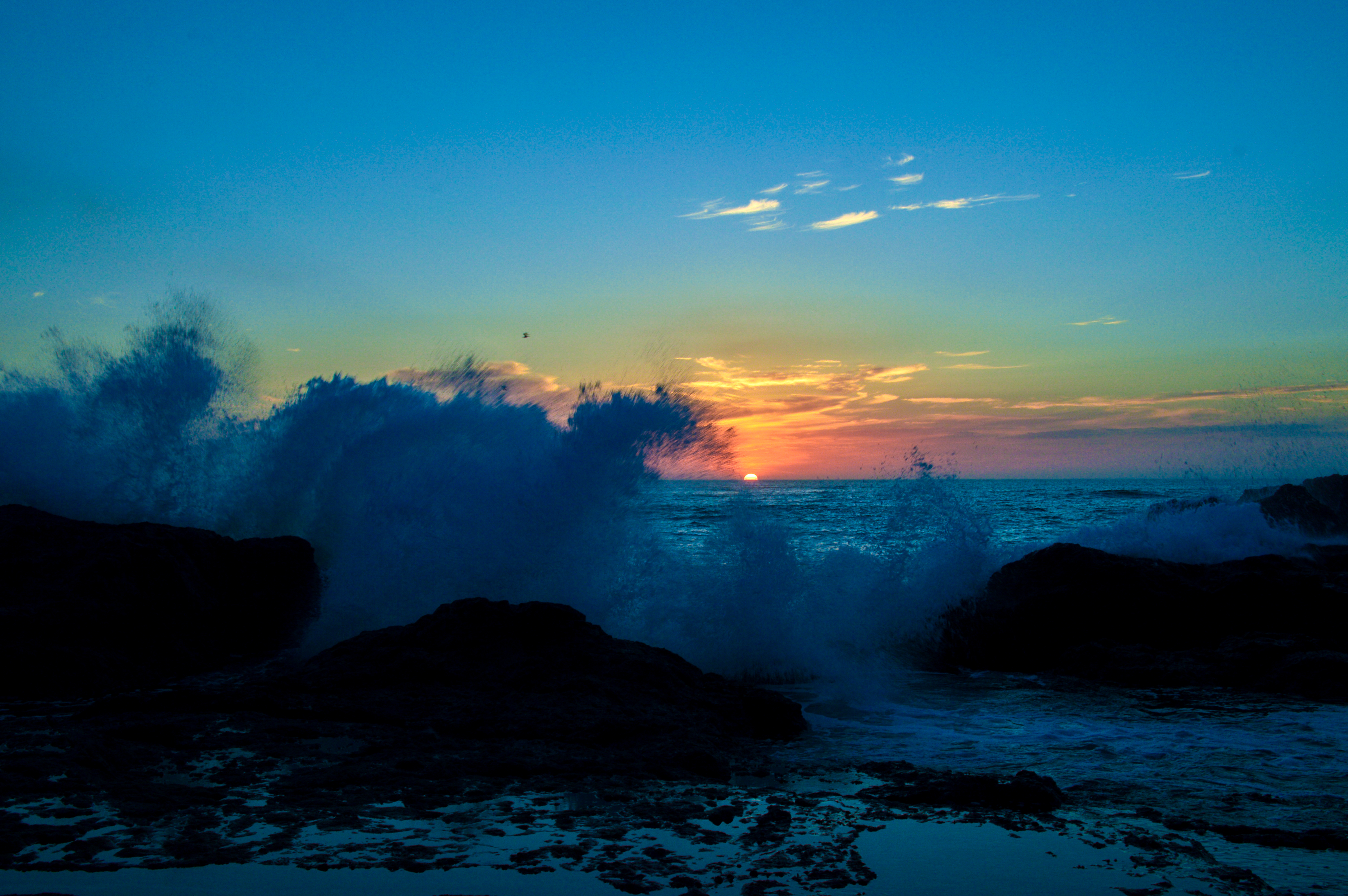 Wave Pinching The Sun