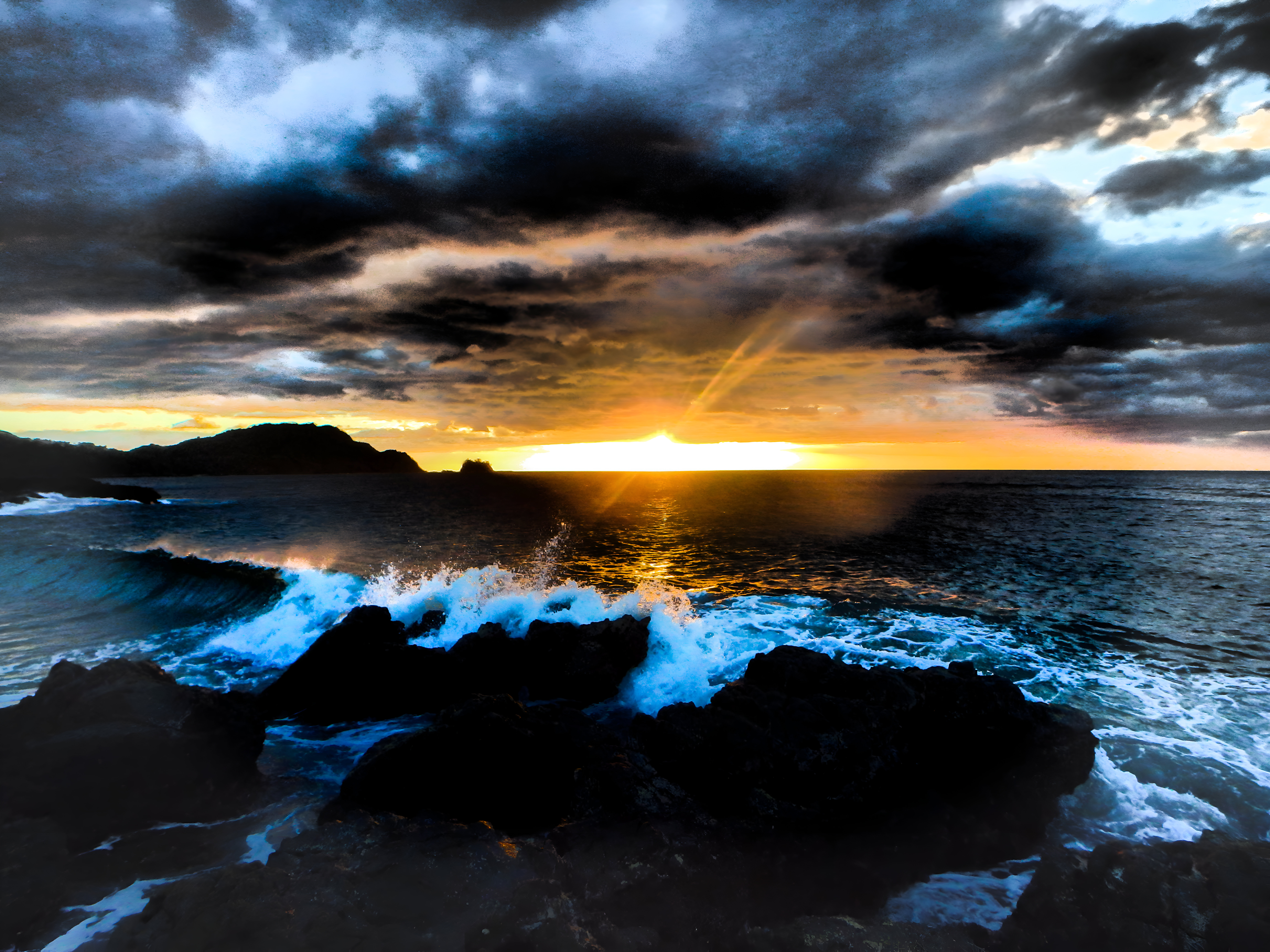 Ocatol Beach Twilight Sunset