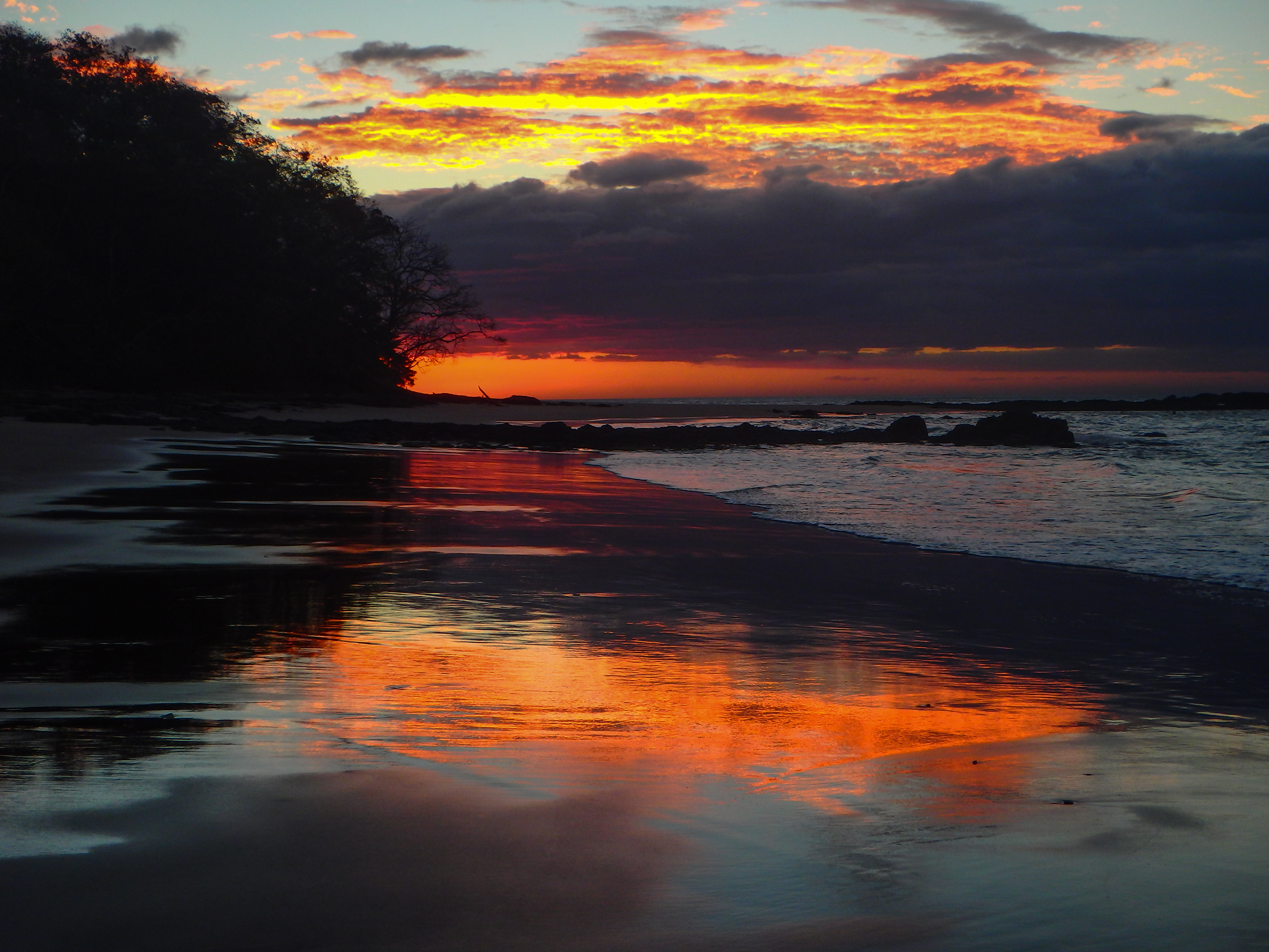 Playa Real Golden Hour Reflection